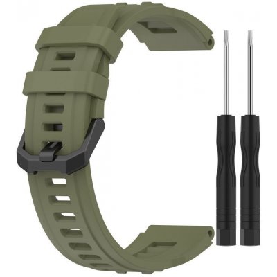 ESES Silikonový řemínek pro Xiaomi Amazfit T-Rex Ultra - Zelený 1530004285 – Zbozi.Blesk.cz