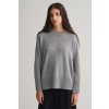 Dámský svetr a pulovr Gant svetr CASHMERE C NECK šedá