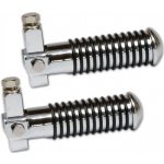 Univerzální chromované stupačky Sundance pro řidiče na motorku s gumovými kroužky – Sleviste.cz