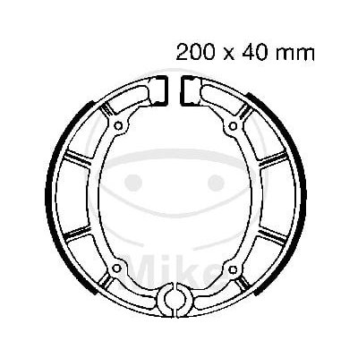 Sada brzdových čelistí EBC Y515 včetně pružin Y515 – Hledejceny.cz