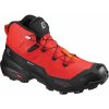 Pánské trekové boty Salomon Cross Hike Mid GTX goji berry black red orange