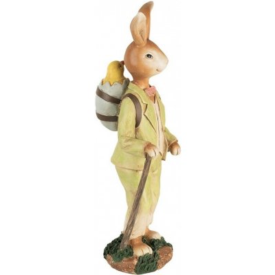 Dekorace králíček s kuřátkem na zádech - 11*11*32 cm - Clayre & Eef – Hledejceny.cz