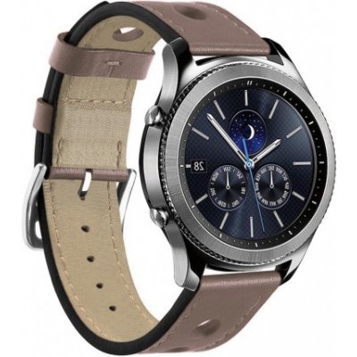 BStrap Leather Italy řemínek na Xiaomi Amazfit GTR 2 / GTR 47mm, khaki brown SSG009C0507 – Zbozi.Blesk.cz