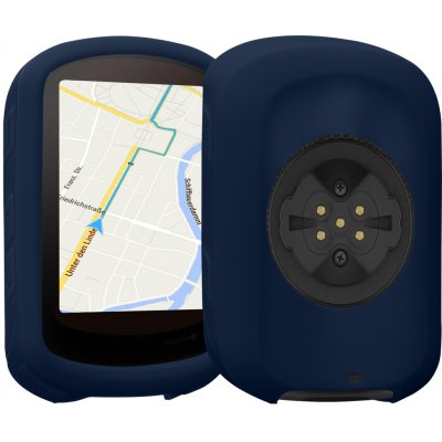 kwmobile Silikonové pouzdro pro Garmin Edge 840 / Edge 540 - měkký gumový ochranný kryt na cyklo GPS, tmavě modrá | Zboží Auto