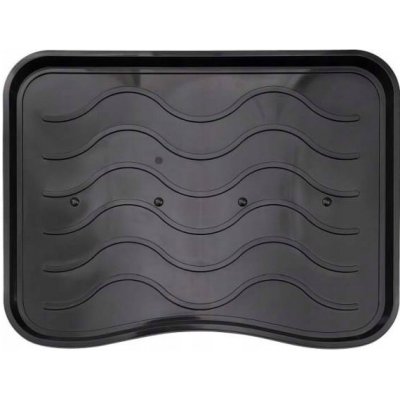 MultiDecor Univerzální plastový odkapávač na boty Fala MINI černá 38 x 50 cm – Zboží Dáma
