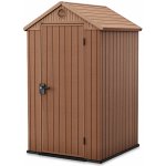 Keter Darwin 4 x 4 hnědý s podlahou 259006 – Zboží Mobilmania