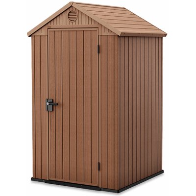 Keter Darwin 4 x 4 hnědý s podlahou 259006 – Zboží Mobilmania