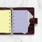 Filofax Pastelové čtverečkované papíry - náplň do diářů – Zboží Mobilmania