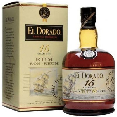 El Dorado Rum 15y 40% 0,7 l (karton)
