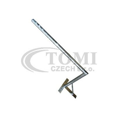Držák antény 50/100cm s křížem + vzpěra, trubka 42/2mm, zinek Žár – Sleviste.cz