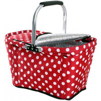 Toro Skládací nákupní košík Dots 48x28x28 cm – Sleviste.cz