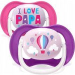 Avent Ultra Air Animals I Love Papa lila růžová – Sleviste.cz