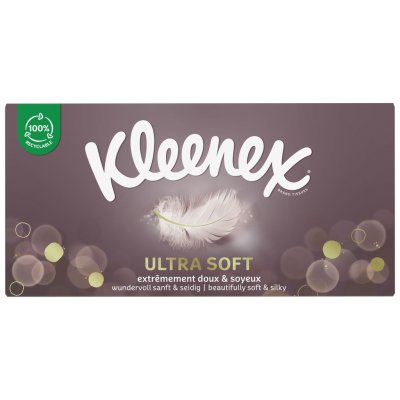 Kleenex ultra soft papírové kapesníčky 3-vrstvé 64 ks – Zboží Mobilmania