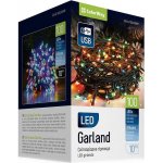 COLORWAY LED řetěz vnitřní 100 LED délka 10m více barevný 8 funkcí napájení USB CW-G-100L10UMC – Hledejceny.cz
