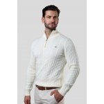 Gant Cotton Cable Half Zip Cream – Zboží Dáma