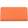 Peněženka Dámská/pánská kožená dokladovka k uložení kreditních karet a dokladů oranžová