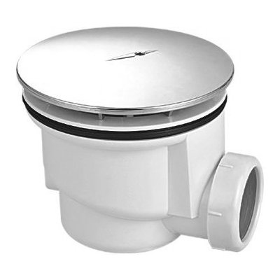Vaničkový sifon, průměr otvoru 90 mm, DN40, krytka ABS/chrom – Zboží Dáma