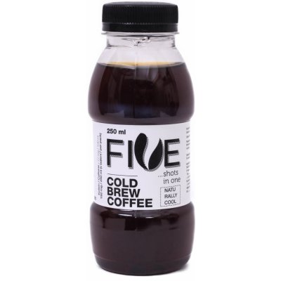 FIVE Cold Brew Coffee Natural 250 ml – Zboží Dáma