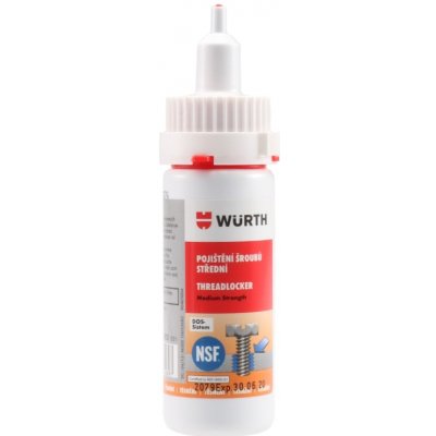 WÜRTH Lepidlo na závity a zajištění šroubů, 25g / 22ml – Zboží Mobilmania