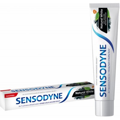 Sensodyne Natural White s aktivním uhlím 75 ml – Hledejceny.cz