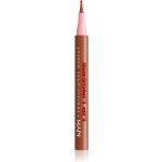 NYX Professional Makeup Lip Lingerie fix na rty pro dlouhotrvající efekt 02 Naughty Nude 1 ml – Hledejceny.cz