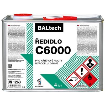 BARVY A LAKY HOSTIVAŘ BALTECH ředidlo C6000 4 l – HobbyKompas.cz