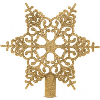 Family Christmas Špic na vánoční strom ve tvaru hvězdy zlatý
