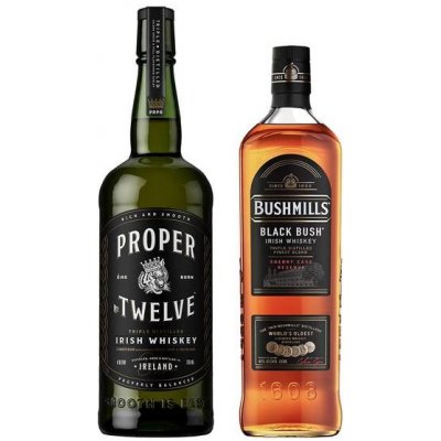 Proper Twelve 40% 0,7 l a Bushmills Black Bush 40% 0,7 l (set) – Zbozi.Blesk.cz