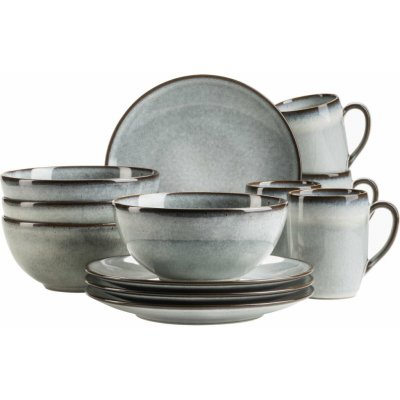 Mäser Sada nádobí na snídani SMOKY'S zelená 12 ks – Sleviste.cz