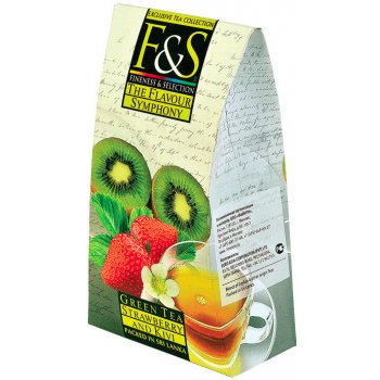 F&S zelený sypaný čaj Jahoda & Kiwi 100 g