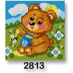 VTC Vyšívací předloha 70244 2813 medvídek 2 zelená 15x15cm – Zboží Dáma