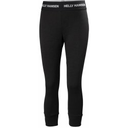 HELLY HANSEN W LIFA MERINO MIDWEIGHT 3/4 PANT Black