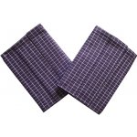 Sleep-well Drobná kostka 50x70 3 ks cm fialovo/bílá – Zboží Dáma