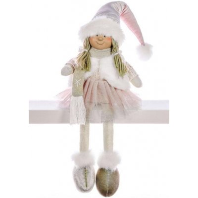 MAGIC HOME Holčička v růžové sukni 33 cm – Hledejceny.cz