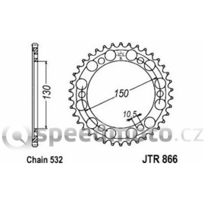 JT Sprockets JTR 866-43 – Hledejceny.cz