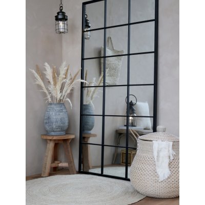 Šedá antik terakotová váza se vzorem Cholet L - Ø 25*32 cm - Chic Antique – Hledejceny.cz