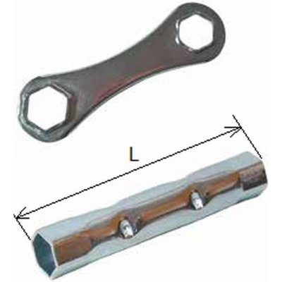 BUZZETTI klíč na zapalovací svíčky s dvojitým šestihranem 16/18mm 140mm | Zboží Auto
