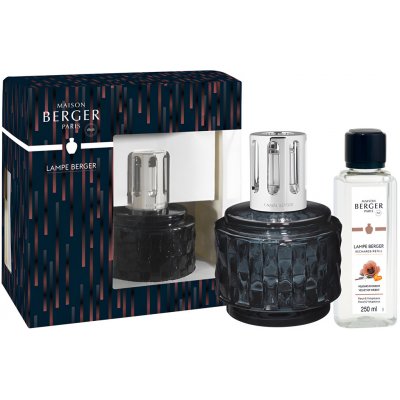 Maison Berger Paris sada katalytická lampa Variation šedá + náplň Velvet of Orient Sametový Orient 250 ml – Zboží Dáma