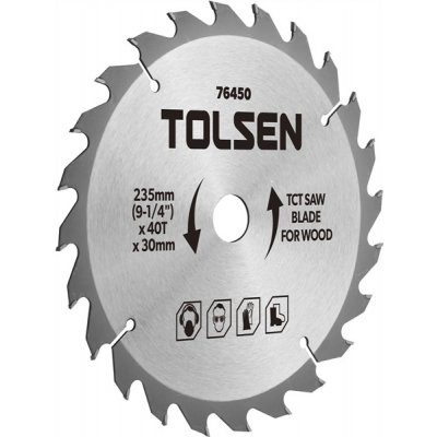 Tolsen Pilový kotouč TCT 254 x 30 60z – Zboží Mobilmania