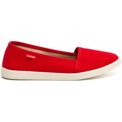 Oldcom espadrilky Canvas červené – Zboží Dáma