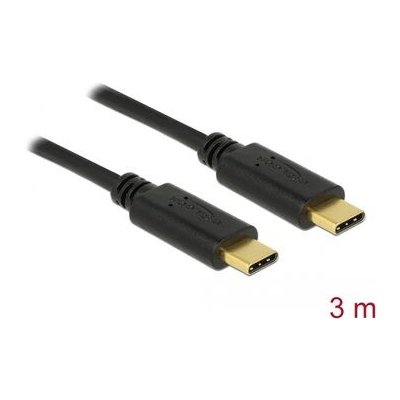 Delock 83325 USB 2.0 C (M) - USB 2.0 C (M), 3m, černý – Zbozi.Blesk.cz