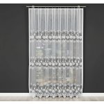 Dekorační žakárová záclona na žabky DEMETRIA LONG bílá 200x250 cm (cena za 1 kus dlouhé záclony) MyBestHome – Zboží Mobilmania