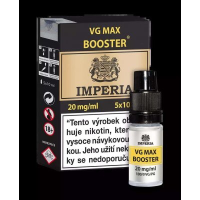 IMPERIA VG max Booster 20mg - 5x10ml (VG100%) – Zboží Mobilmania