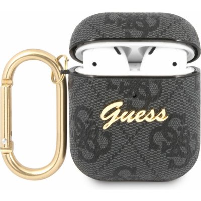 Guess 4G Script PC/PU Pouzdro pro Apple AirPods 1/2 GUA24GSMK – Zboží Živě
