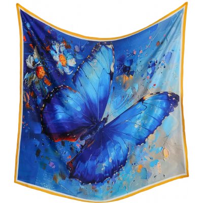 Hedvábný šátek Tajemný motýl – Hledejceny.cz