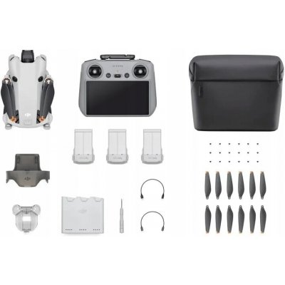 Dron DJI Mini 4 Pro RC2 Fly More Combo 3 baterie s kamerou 4K 249g GPS WIFI – Sleviste.cz