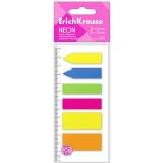 Záložky samolepicí plastové na pravítku 12 x 45 mm, 20 x 45 mm ErichKrause Neon 6 x 25l – Hledejceny.cz
