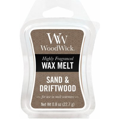 WoodWick vonný vosk do aromalampy Sand and Driftwood Písek a Naplavené dřevo 22,7 g – Zboží Mobilmania
