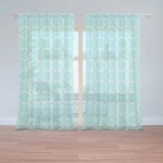 Záclony Bílé kruhy: 2 ks - 150x250 cm - Sablio – Hledejceny.cz