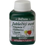 MedPharma Jablečný ocet Vitamín C vláknina chrom 67 tablet – Hledejceny.cz